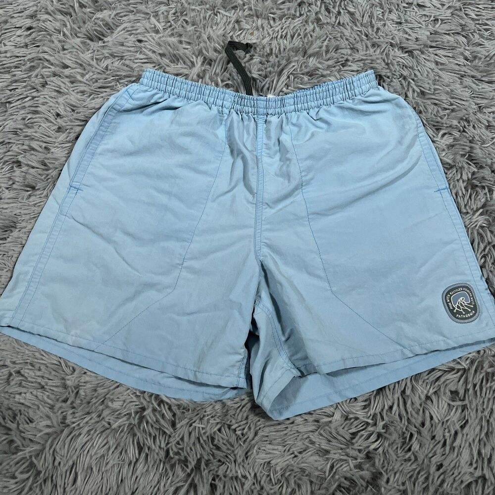 Patagonia Shorts Mens Small Blue Baggies Netplus Shells Board Lined Outdoor - Picture 4 of 16